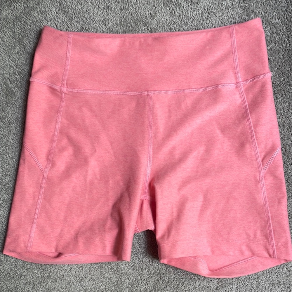Baby pink short bike shorts!!!!!!!! Outdoor voices small